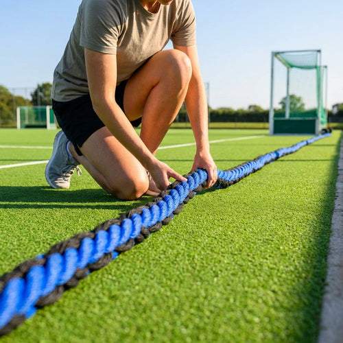 Hockey Pitch Boundary Rope – 30m – Durable Polypropylene – Sports Fields