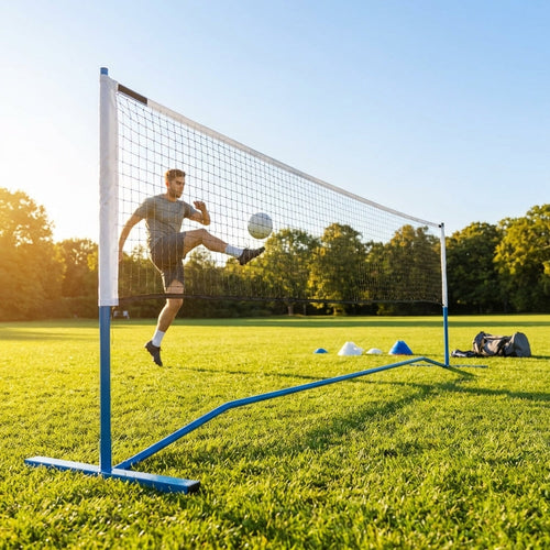 Portable Football Tennis Net – 3 Sizes – Steel Frame – Indoor/Outdoor Use