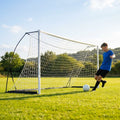 Portable pop-up football goal, 12ft x 4ft, for junior and 5-a-side use - product detail