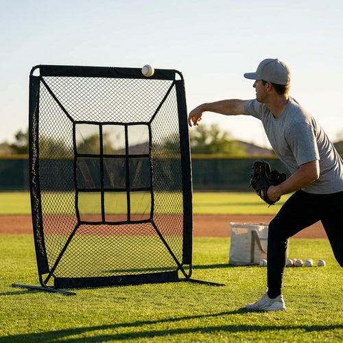 Baseball Pitchers Pocket – Portable – Steel & Fibreglass – Training Tool