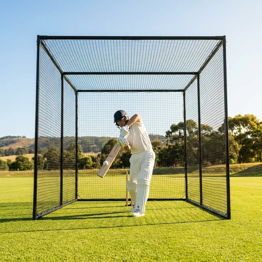 Cricket Cage – 35ft to 70ft – Galvanised Steel – Indoor/Outdoor Training