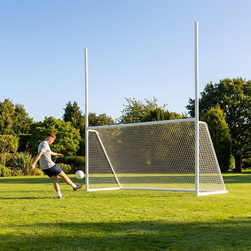 Gaelic Football & Hurling Goal – 10ft x 6ft – Durable uPVC – Garden Use
