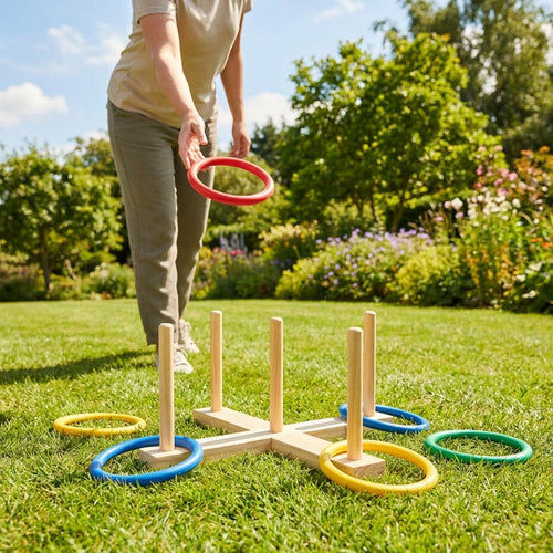 Rubber Play Rings – Multi-Colour – Sponge Rubber – Outdoor Games