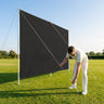 Cricket Sight Screen – 7.5m x 3m Black/White – Temporary Setup – Sports Ground