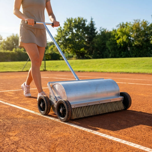 Tennis Court Line Sweeper 36in Aluminium for Clay Courts