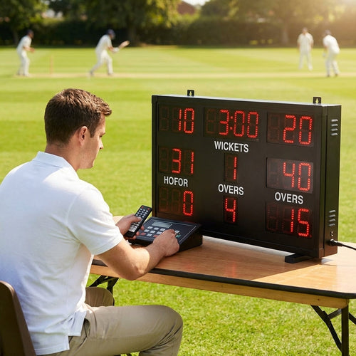 Electronic Cricket Scoreboard – Batsman ID – Digital Display – Sports Fields