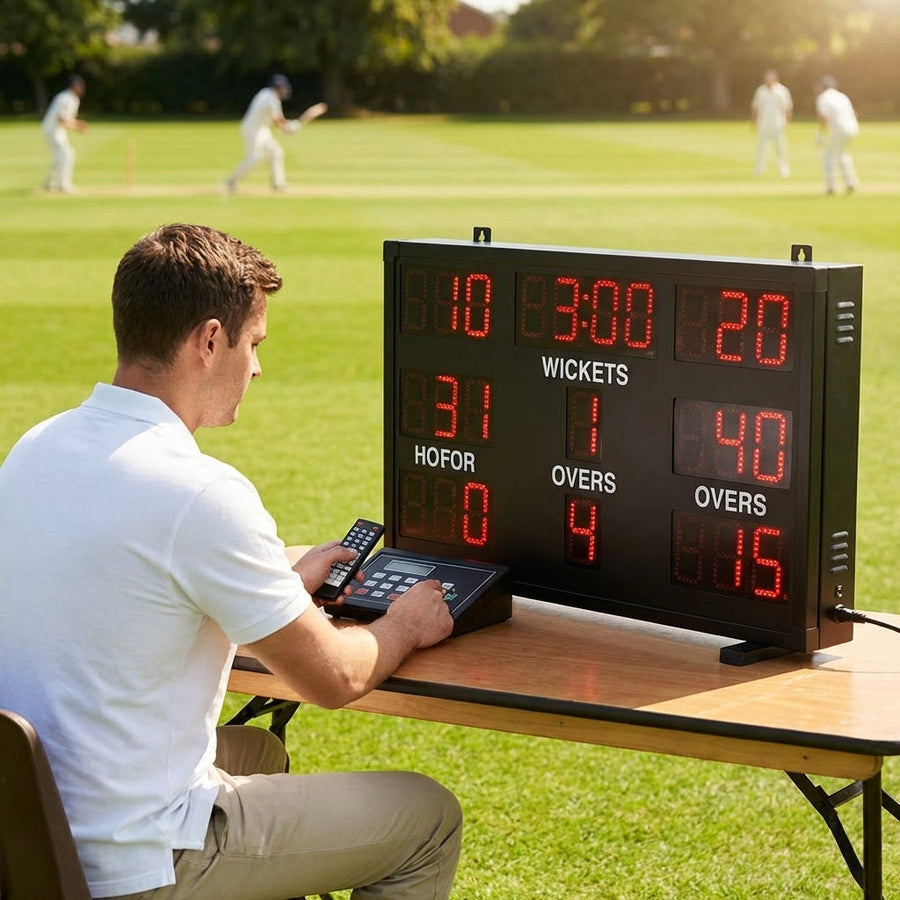 Electronic Cricket Scoreboard – Batsman ID – Digital Display – Sports Fields