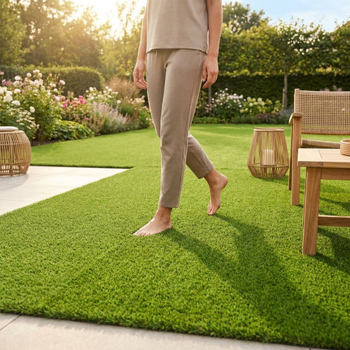 Artificial Grass Lawn Turf – 35mm – UV Resistant PE & PP Fibres – Garden & Balconies