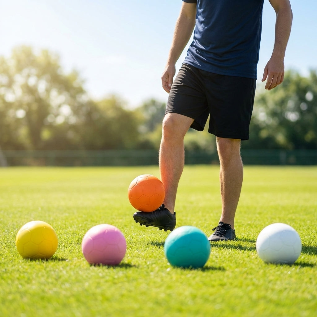 Mini Skills Football in vibrant colours for indoor and outdoor training