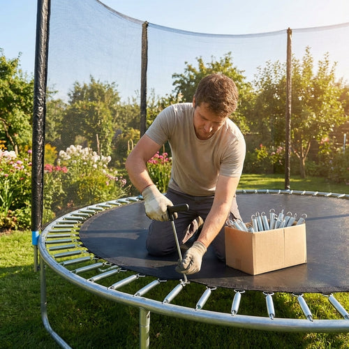Trampoline Springs – 50 Pack – Galvanised Steel – Outdoor Use