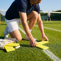 Fluro Yellow Tennis Court Marking Lines on a sports court - product detail