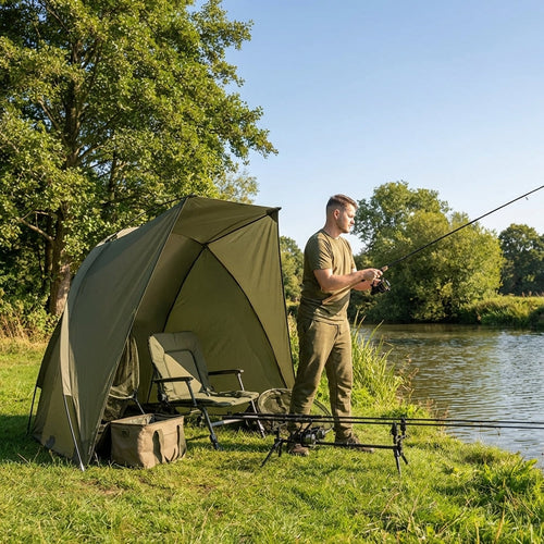 Fishing Day Shelter – Compact Design – Waterproof Polyester – Outdoor Use