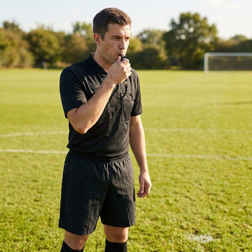 Sports Whistle – Black – Durable Plastic – School & Club Use
