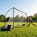 Pop up hockey goals with durable steel frame for indoor and outdoor use - product detail
