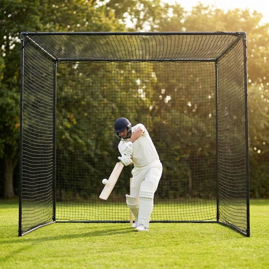 Socketed Cricket Net & Posts – Multiple Sizes – Steel & HDPP – Outdoor Training