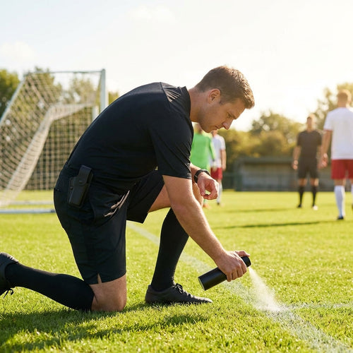 Football Referee Vanishing Spray – White – Eco-friendly Foam – Matchday Use