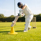 Cricket Batting Tee made of Soft PVC in Yellow for Indoor and Outdoor Use
