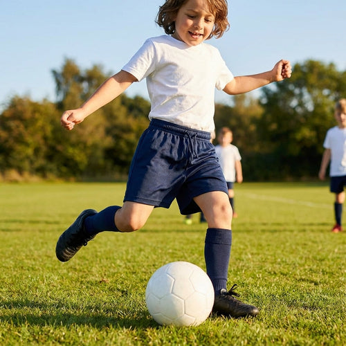 Kids Football Shorts – Various Sizes & Colours – Lightweight Polyester – Youth Sports