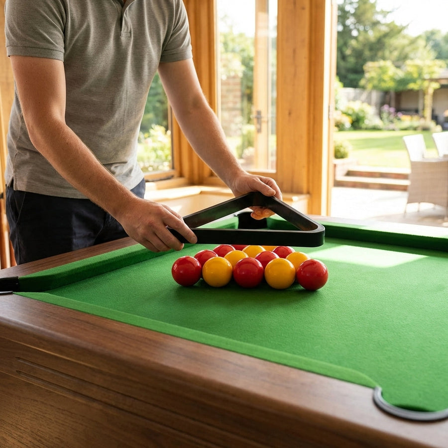 Pool Table Triangle – For 2in Pool Balls – Polyethylene – Indoor Use