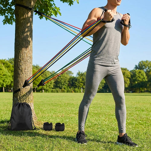 Resistance Bands – 5 Colours – TPE Material – Home & Gym Workouts