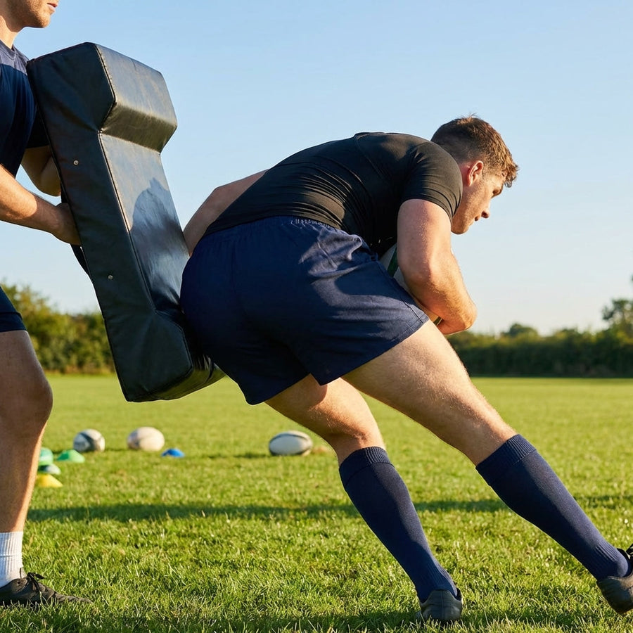 Rugby Tackle Shield – Junior/Senior Yellow – 615gsm Durable Material – Training Aid