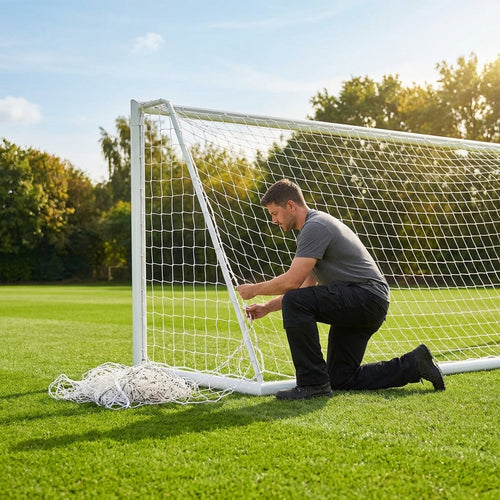 Football Goal Net – 12 x 6ft – HDPE – For Junior Goals