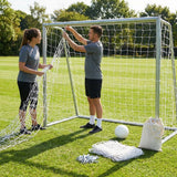 Football goal nets 6x4ft HDPE material for goalposts - product detail