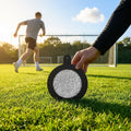 Rubber penalty spot marker for sports grounds
