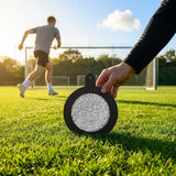 Rubber penalty spot marker for sports grounds
