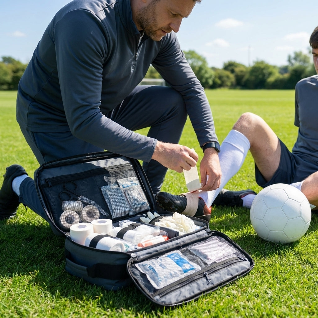 Pro Football First Aid Kit with Waterproof Nylon Bag - product detail