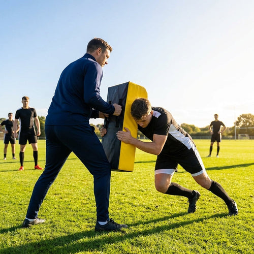 AFL Tackle Shield – Yellow – 600GSM PVC – Sports Training