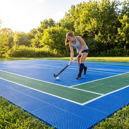 Modular Hockey Pitch Tiles – Custom Colours – Weatherproof – Indoor/Outdoor Use