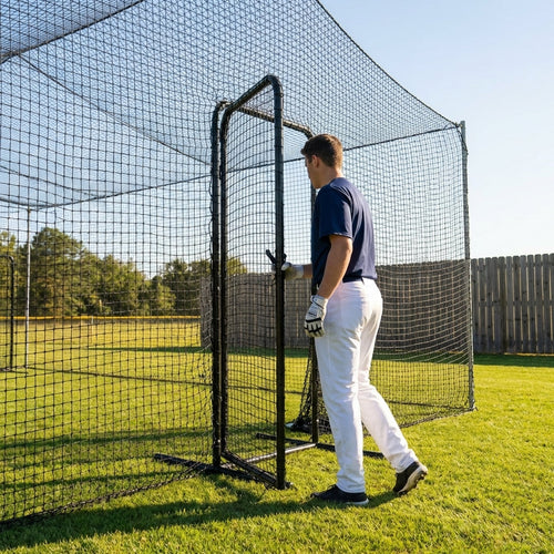 Batting Cage Door – Steel – Heavy Duty – Indoor/Outdoor Use
