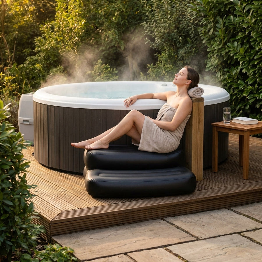 Inflatable Spa Booster Seat – Adjustable – Durable PVC – Hot Tub Accessory