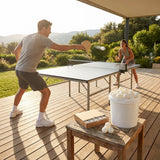 Table tennis balls in optic white for indoor and outdoor use - product detail