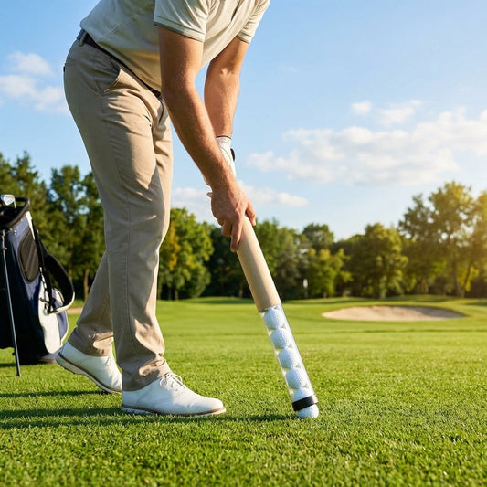Golf ball pickup tube made of weatherproof polypropylene