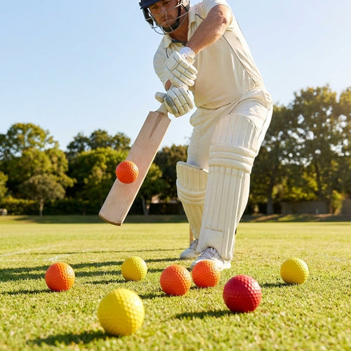 Cricket Training Balls – Mixed Pack of 6 – Durable Construction – Indoor/Outdoor Use