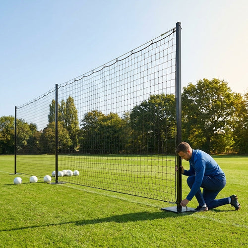 Pitch Divider Net System – Custom Sizes – Galvanised Steel – Multi-Sport Use