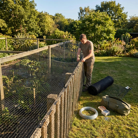 Heavy Duty Bird Netting made from high-density polyethylene - product detail