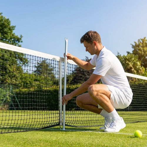 Tennis Net Singles Sticks – 3.5ft – Aluminium – Indoor/Outdoor Use