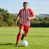 Men's Striped Football Kit – XS-XXL – Polyester – Sports Teams