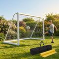 Football goal post in 6ft x 4ft size made of durable uPVC for outdoor use - product detail