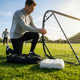 Replacement goal nets made from 5-ply knotless polyester in various sizes - product detail