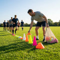 Rugby training marker cones in vibrant colours - product detail