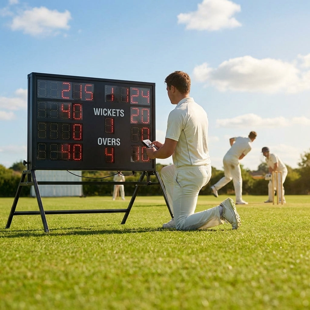 Electronic Cricket Scoreboard with Batsman ID for Sports Fields - product detail