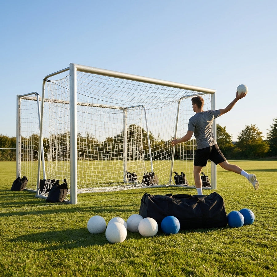Handball Goal & Ball Pack – Senior – Aluminium – Club Training