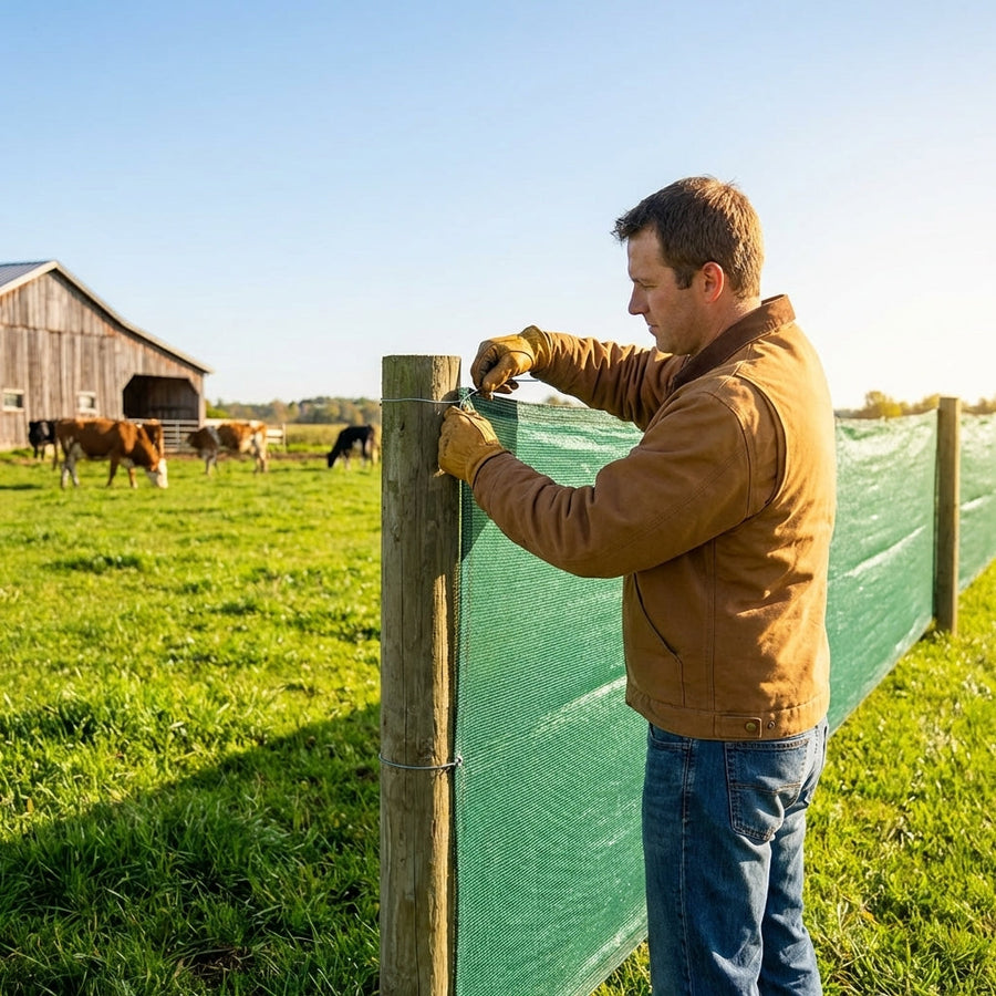 Mesh Livestock Panels – Galvanised Steel – Farm Windbreaks
