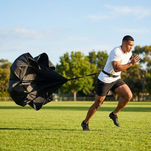 Speed Training Chute – Black – Durable Polyester – Outdoor Use