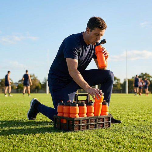 Hygiene Water Bottles Set – 1 Litre – BPA-Free Plastic – Sports Teams