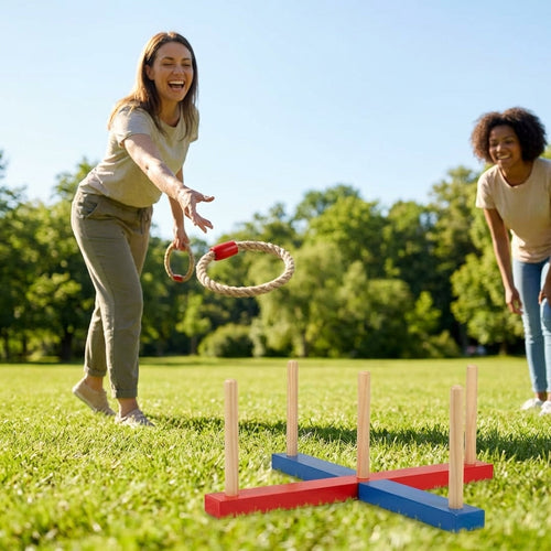 Scoop Ball Game Set – Blue – Durable Plastic – Garden & Beach Play